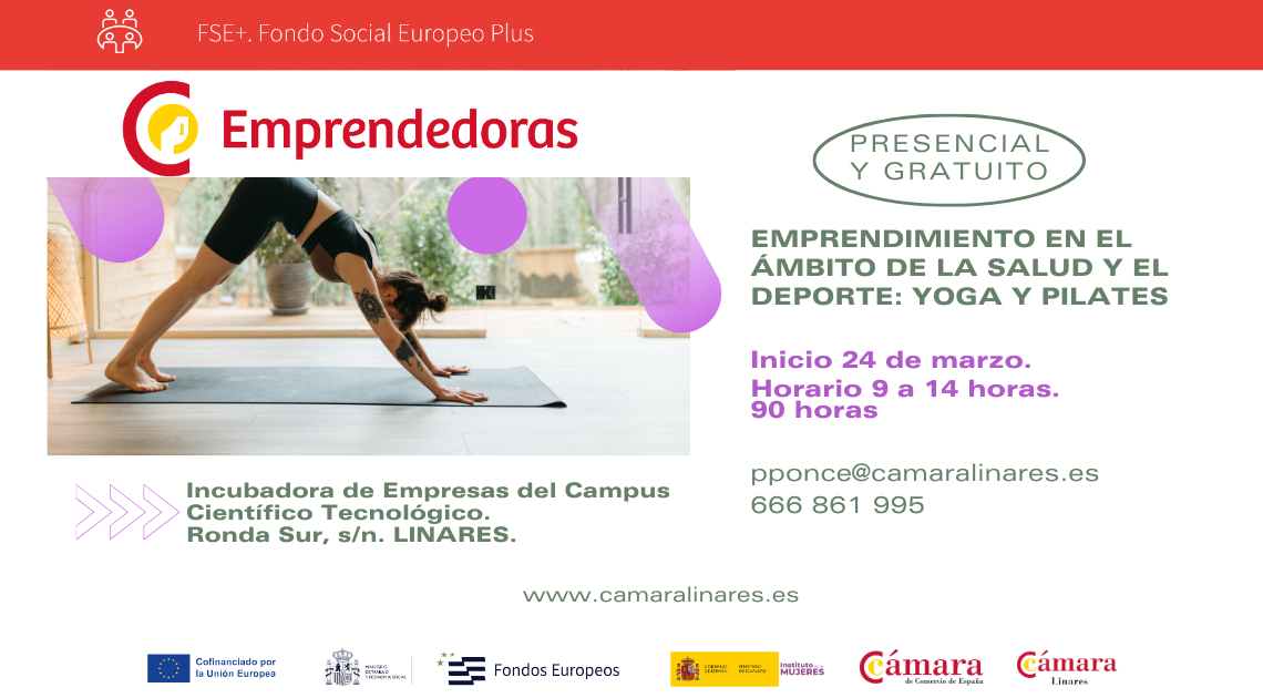 2025 Emprendedoras - Emprendimiento en el ámbito de la salud y el deporte: Yoga y Pilates