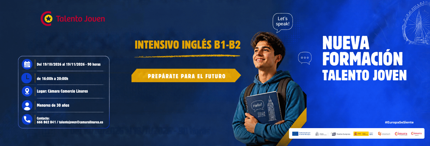 2026 Talento Joven - INTENSIVO INGLÉS B1-B2 (ABIERTO)