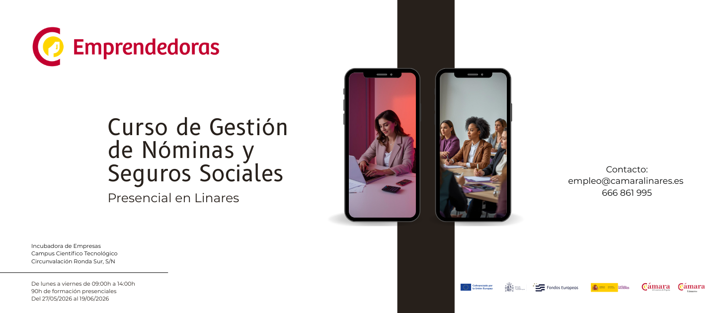 2026 Emprendedoras - GESTIÓN DE NÓMINAS Y SEGUROS SOCIALES (ABIERTO)